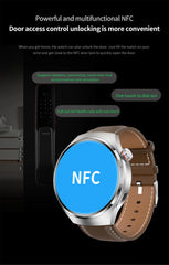 2025 New Watch 4 Pro GPS NFC Smart Watch Men 360*360 AMOLED Screen Heart Rate Bluetooth Call Waterproof Sports Man Smartwatch