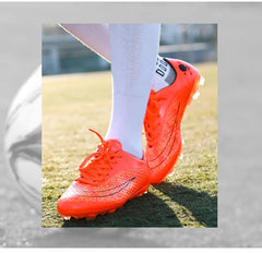 Men's Soccer Shoes Kids Children Low Top Futsal Society Training Football Boots