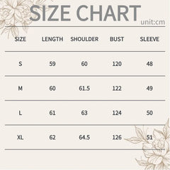 Autumn Women Trend Loose Fitting Floral Embroidered Knitted