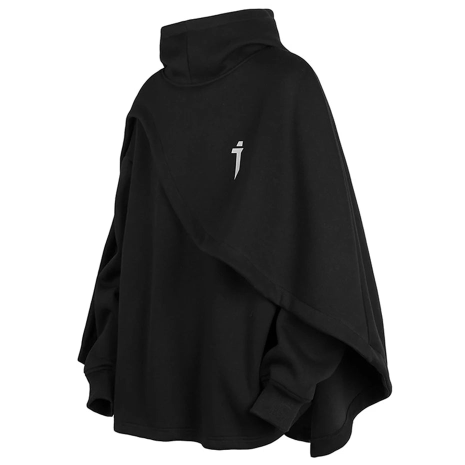 Fashion Cloak Hoodies Men Techwear Streetwear Hoodie Pullovers