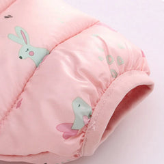 Winter Baby Boys Girls Long Sleeve Cartoon Dinosaur Down Jacket