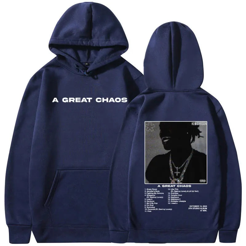 A Great Chaos Album Hoodies Men Women Fashion Harajuku Sweatshirts Casual Loose