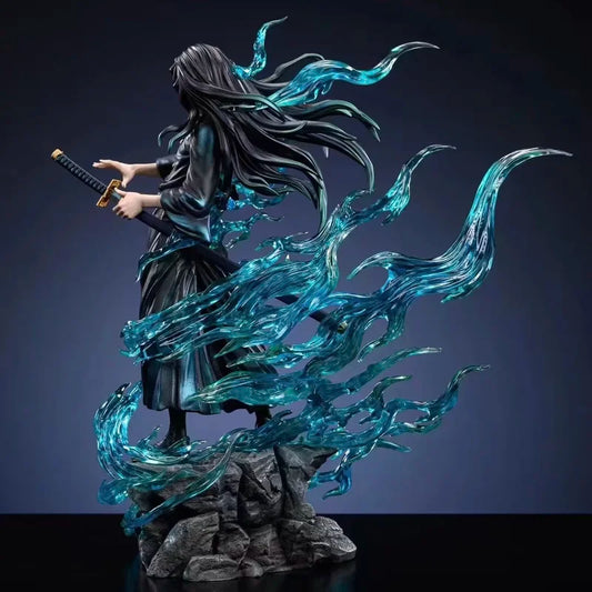 Demon Slayer Tokitou Muichirou Pvc Action Figure 33cm Anime Figure Gk Statue Model Toys Collection Doll Kids Christmas Gift Toy