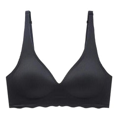 Seamless Women's Bra Small Chest Big Hollow Design Underwear Support