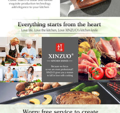 1PCS or 3PCS Kitchen Knife Sets Japanese Forged Damascus Steel Chef