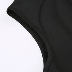 Women Yoga One Piece Sleeveless Vest Sports Shorts Gym Fitness