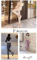 Spring Seamless Shark Leggings Women Multicolor Thin High Waist