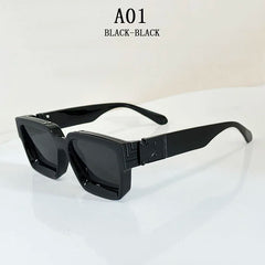 Millionaire Square Sunglasses For Men Retro Sunscreen Sunglasses Women