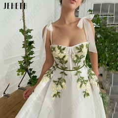 Homecoming Dresses: Prom Dress Spaghetti Straps A-Line Backless Ankle-Length