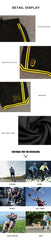Men's Shorts Black And Yellow Patchwork No.8 And 24 Basketball Pants Casual