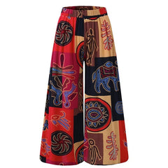 Women's Wide Leg Boho Harem Pants Gypsy Hippie Palazzo Pants