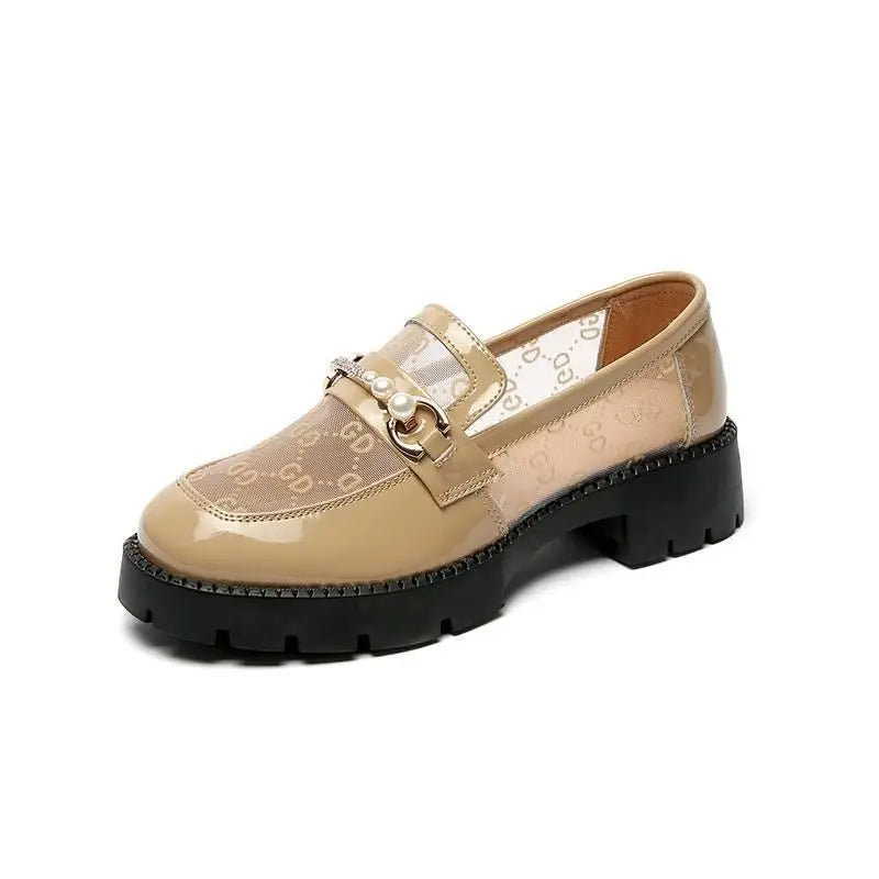 Shoes for Women Chic and Elegant Ladies Summer Footwear Normal Leather