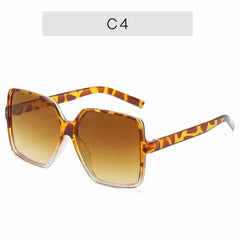 Sunglasses Women Big Frame Colorful Sun Glasses Female Mirror Oculos