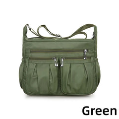 Casual Women Shoulder Messenger Bag Oxford Waterproof Zipper Handbags