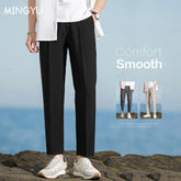 Clothing Smooth Suit Pants Men Business Formal Work Pant Korean Casual Long Office
