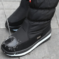 Women Snow Boots Platform Winter Boots Thick Plush Waterproof Non-slip Boots
