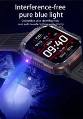 Outdoor Sports Smart Watch Men 2.01" GPS Tracker Compass LED Flashlight 600mAh Battery Waterproof Bluetooth Call Smartwatch Man