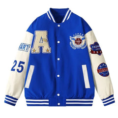 Baseball Bomber Jacket for Men: Streetwear College Coats
