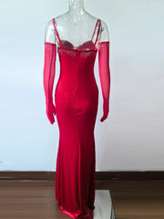Formal attire Dresses: Woman Evening Dress Sparkle Heartbeat Velvet Diamonds