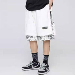 Men Printed Shorts Casual Sports Basketball Shorts Baggy Men Jogging Clothes