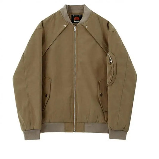 Winter Vintage Suede Jacket Cotton-padded Jacket Men's Korean-style Loose Coat
