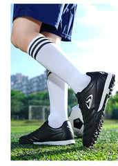 Professional Men Soccer Shoes Adult Football Sneakers Indoor Futsal Ultralight