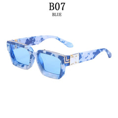 Sunglasses For Men Vintage Square Fashion Glasses Luxury Retro Sunglasses