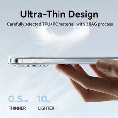 Magnetic Transparent Case For iPhone 15 14 13 Pro Max Case For Magsafe Wireless Charge Shockproof Cover Anti-fall