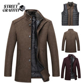 Men Brand Winter Warm Jacket Parkas Coat Men Fashion Autumn Male