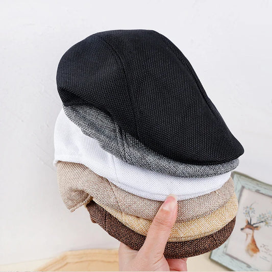 Men Berets Spring Autumn Winter British Style Beret Hat Retro England Hats