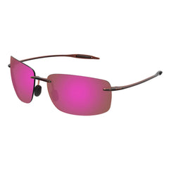 Sunglasses for Men: Orange Male Driving Rectangle Ultralight Frame Sunglasses