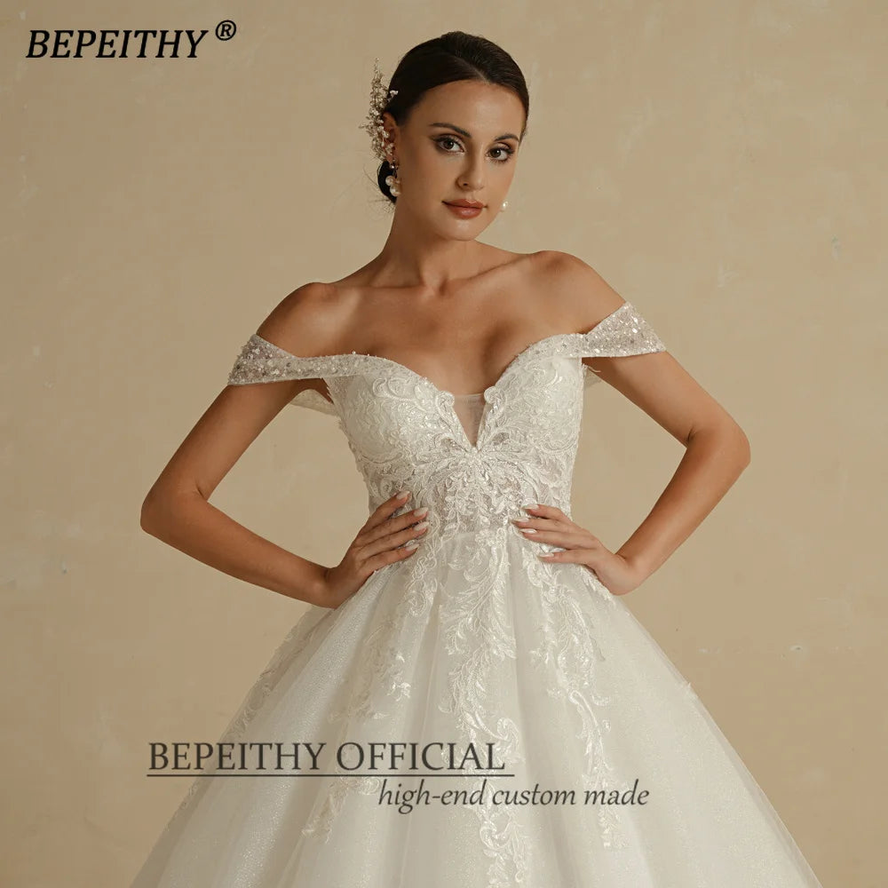 White Bridesmaid Dresses: Wedding Dress For Women Ivory Glitter Skirt Sleeveless