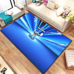 Stitch HD Printed Carpet Living Room Home Decor Sofa Table Rug Anti Slip Chair Cushion