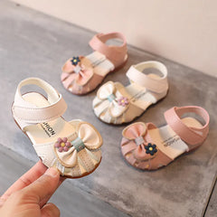Baby Sandals Summer Girls First Walkers Toddler Beach Shoes Infant 1-2 Years