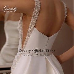 White Bridesmaid Dresses: Wedding Dress Bead Organza With Embroidery