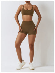 Seamless Yoga Set Workout Sportswear Gym Clothing 2Pcs Sport Sets Women