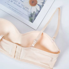 Women Invisible Bra Strapless Bralette 1/2 Cup Women's Underwear Female