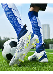 Men Sneakers Soccer Shoes Cleats Breathable Adult Kids TF/FG Football Boots