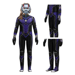 Superhero Ant Man Costume Antman And The Wasp Halloween Mask Helmet Jumpsuit Bodysuit Zentai Suit Adult Kids Quantumania Cosplay