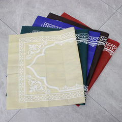 Muslim prayer rug Islam portable travel worship prayer mat rainproof fabric pocket