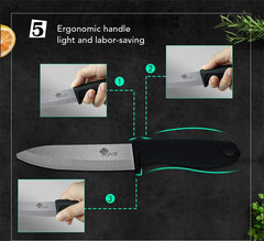 Ceramic Knives Kitchen Knives 3 4 5 6 inch Zirconia White Blade Multi-Color Cooking