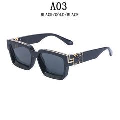 Sunglasses For Men Vintage Square Fashion Glasses Luxury Retro Sunglasses