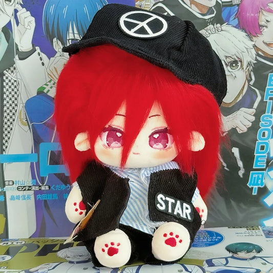 20cm Anime Football Game Blue Prison Baby Plushie Dolls Toys Idol Changeable Clothes Cospslay Cartoon Doll Fans Collection Gift