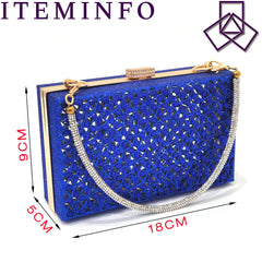 Matching Shoes and Bags: Royal Blue Noble Bag With Elegant High Heels Shoes