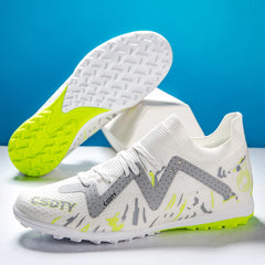 Men Soccer Shoes Football Boots Adult Anti-Slippery Futsal Cleats Sport