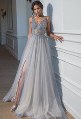 Homecoming Dresses: Birthday Party Open Back Sequined Long Dress Evening Dress