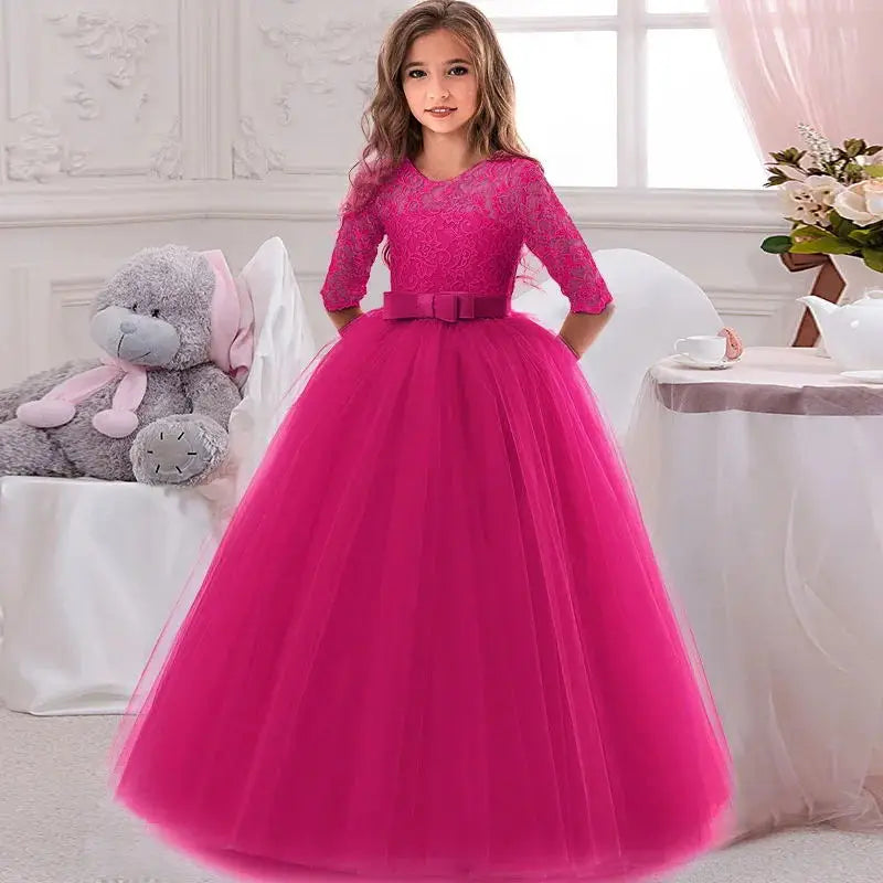Children Princess Girls Party Wear Kids Christmas Dress Girl's Birthday Dress Baby