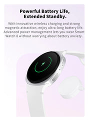 2025 New GPS Map Navigation Smart Watch For Men Women NFC Compass Sports Watch Bluetooth Call AMOLED HD Smartwatch 8 mini