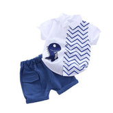 New Fashion Summer Baby Clothes For Boys Children Cartoon Shirt Shorts 2pcs/sets Toddler Casual Sport Clothing Kids Tracksuits