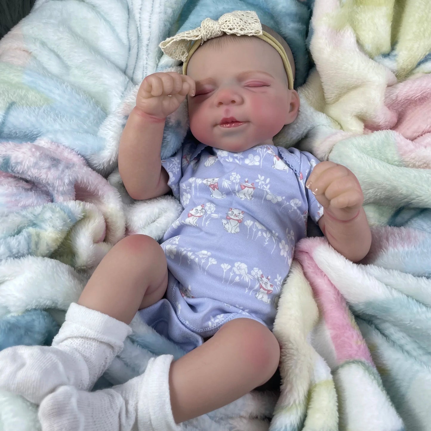 17/18 inch Adorable Lifelike Reborn Baby Dolls Pascale and Elijah Cloth Body Twins Baby Newborn Doll